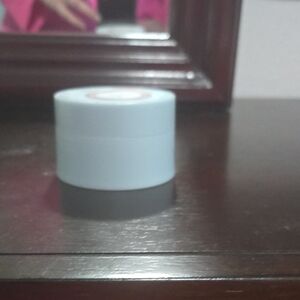 Homemade Hand Cream in Light Blue Jar